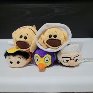 Disney Store Up Tsum Tsums set of 5 NWT